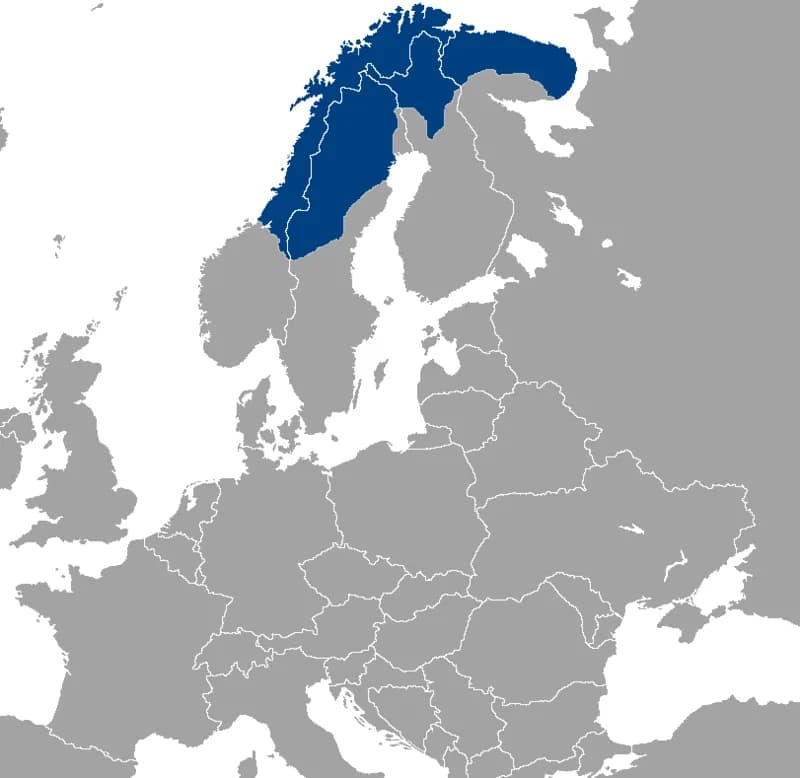 Gdzie leży Laponia - położenie regionu w 4 krajach Europy Północnej